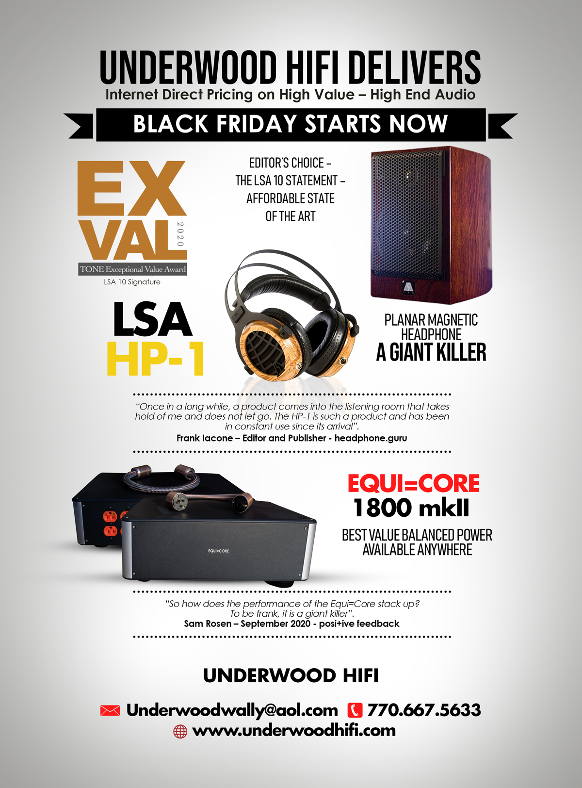 Underwood HiFi Black Friday Sale Starts Now